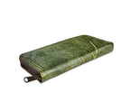 BIG LEAF Portemonnaie aus Blattleder in Leaf Green