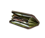 BIG LEAF Portemonnaie aus Blattleder in Leaf Green