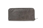 BIG LEAF Portemonnaie aus Blattleder in Bark Black