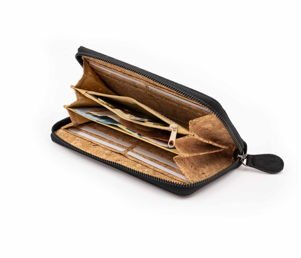 BIG CORK Portemonnaie aus Kork in Cork Black