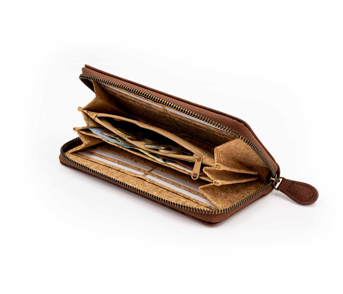 BIG CORK Portemonnaie aus Kork in Cork Brown