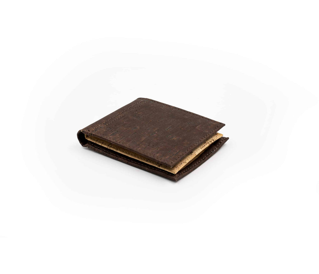 FOLD CORK Herrenportemonnaie aus Kork in Cork Brown