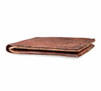 FOLD LEAF Herrenportemonnaie aus Blattleder in Soil Brown