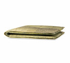 FOLD LEAF Herrenportemonnaie aus Blattleder in Leaf Green