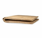FOLD LEAF Herrenportemonnaie aus Blattleder in Cashew Beige