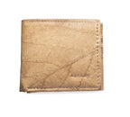 FOLD LEAF Herrenportemonnaie aus Blattleder in Cashew Beige