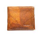 FOLD LEAF Herrenportemonnaie aus Blattleder in Autumn Orange