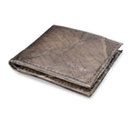 FOLD LEAF Herrenportemonnaie aus Blattleder in Bark Black