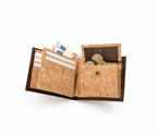 FOLD CORK Herrenportemonnaie aus Kork in Cork Brown