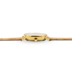 SOLAR GOLD Solaruhr in Gold mit Korkarmband in Cork Beige