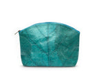 MAXI LEAF Kulturbeutel aus Blattleder in Spruce Blue