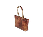 SHOP LEAF Handtasche aus Blattleder in Soil Brown