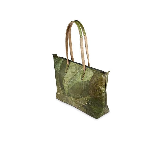 SHOP LEAF Handtasche aus Blattleder in Leaf Green