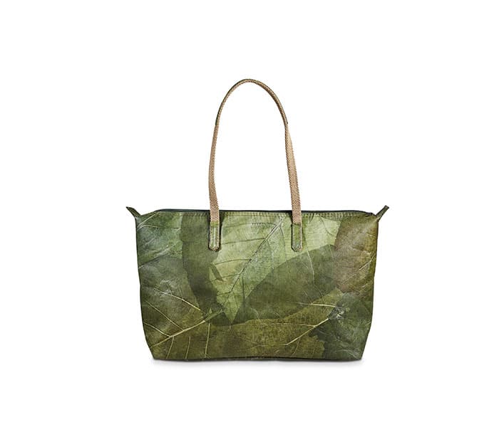 SHOP LEAF Handtasche aus Blattleder in Leaf Green