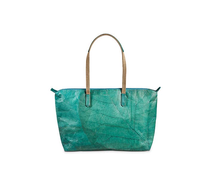 SHOP LEAF Handtasche aus Blattleder in Spruce Blue