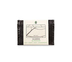 SLIM LEAF Kartenhalter aus Blattleder in Bark Black