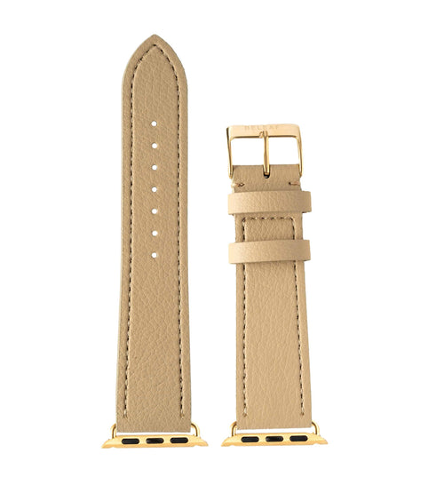 APPLE WATCH STRAP CACTUS | Kaktusleder - Cactus Beige | Gold
