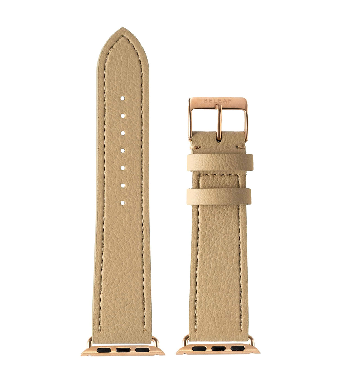APPLE WATCH STRAP CACTUS | Kaktusleder - Cactus Beige | Rosé Gold