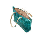 SHOP LEAF Handtasche aus Blattleder in Spruce Blue