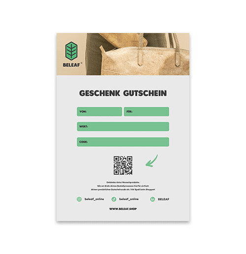 BELEAF Geschenkgutschein